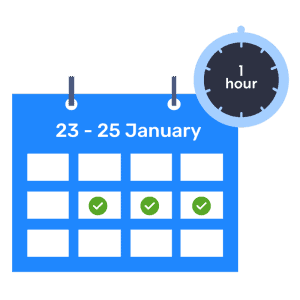 RSPB Big Garden Birdwatch - Choose an hour between 23 and 25 January